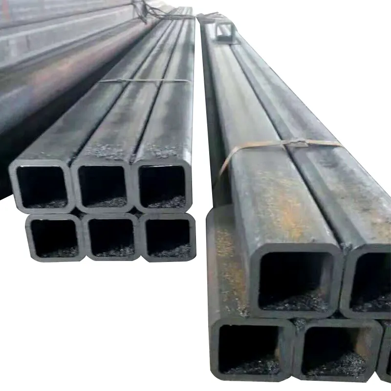 China Supply Q235 Square And Rectangular Steel Pipe Black Hollow Section Carbon Pipe Price